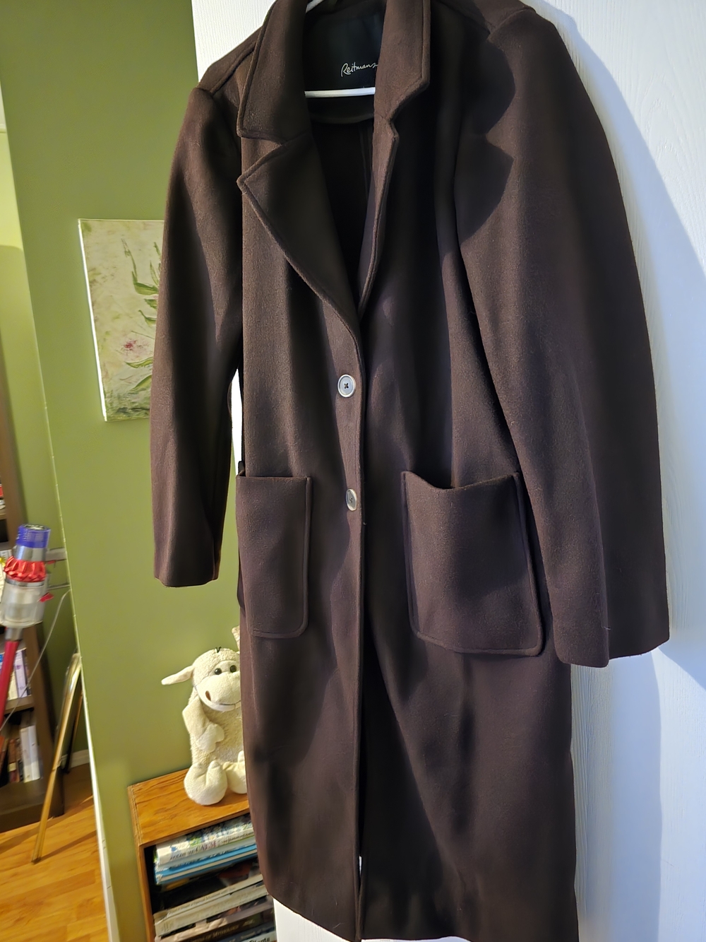 Reitmans Dark Brown Women's Long Trench Coat